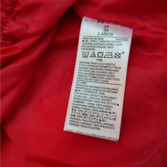 Old Navy toddler unisex Red jacket coat winter frost free size 3T kids - Picture 4 of 7